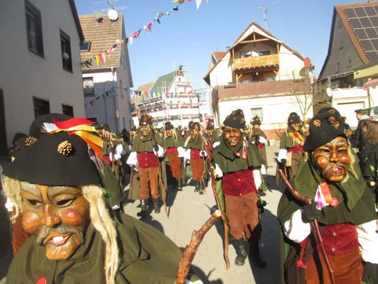 Maskendetail eines Jäkle